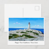 Vuurtoren van Peggy's Cove Briefkaart (Voorkant / Achterkant)