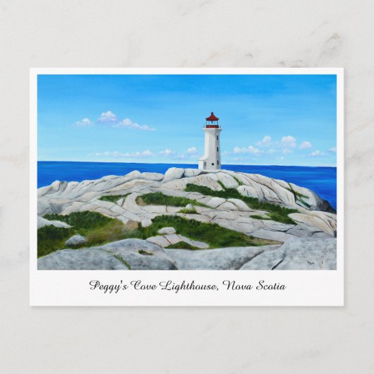 Vuurtoren van Peggy's Cove Briefkaart (Voorkant)
