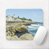 vuurtoren van Pemaquid Point Maine Muismat (Met muis)