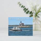 vuurtoren van Penfield, Briefkaart van Connecticut (Staand voorkant)