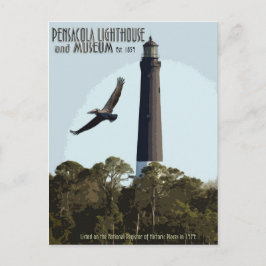 vuurtoren van Pensacola en museum Briefkaart