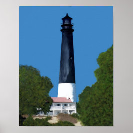 vuurtoren van Pensacola Poster