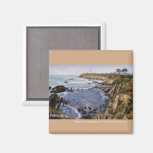 "vuurtoren van Point Arena" Magneet (Voorkant / Achterkant)