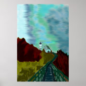 vuurtoren van Point Reyes Poster (Voorkant)