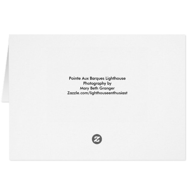 vuurtoren van Pointe Aux Barques (Achterkant Horizontaal)