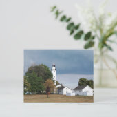 Vuurtoren van Pointe aux Barques Briefkaart (Staand voorkant)