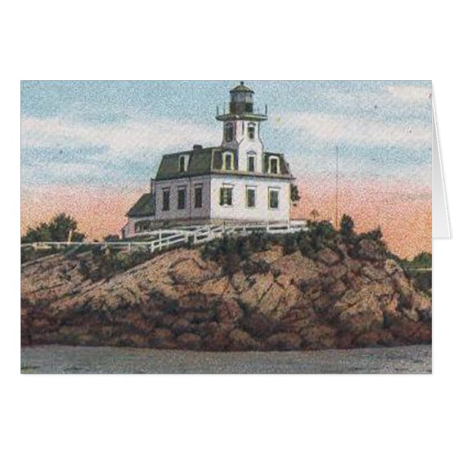 vuurtoren van Pomham Rocks (Voorkant Horizontaal)