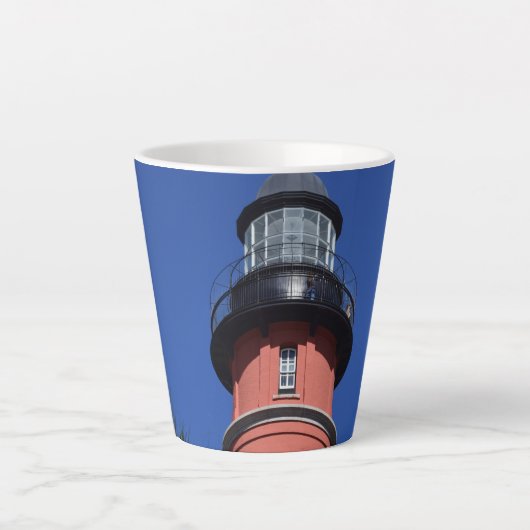 vuurtoren van Ponce De Leon Florida Latte Mok (Voorkant)