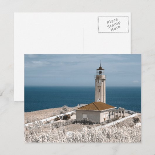 vuurtoren van Ponta Garça Briefkaart (Voorkant / Achterkant)