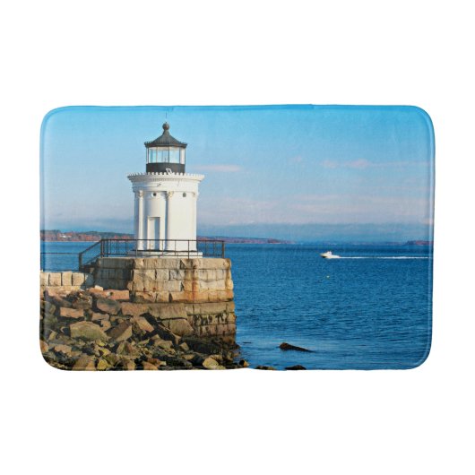 Vuurtoren van Portland Breakwater, Maine Badmat (Voorkant)
