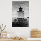 Vuurtoren van Portland Breakwater Poster (Keuken)