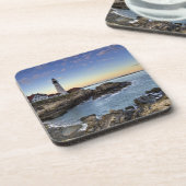 Vuurtoren van Portland Head Bier Onderzetter (Linkerzijde)