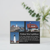 Vuurtoren van Portland Head Briefkaart (Staand voorkant)