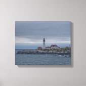 Vuurtoren van Portland Head Canvas Afdruk (Voorkant)