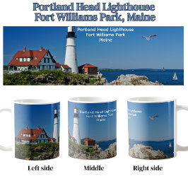 Vuurtoren van Portland Head Fort Williams Park Mai Koffiemok