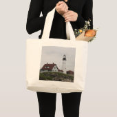 Vuurtoren van Portland Head Grote Tote Bag (Voorkant (product))