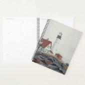 Vuurtoren van Portland Head in de mist Planner (Display)