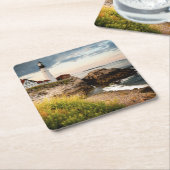 Vuurtoren van Portland Head | Kaap Elizabeth, ik Kartonnen Onderzetters (Schuin)