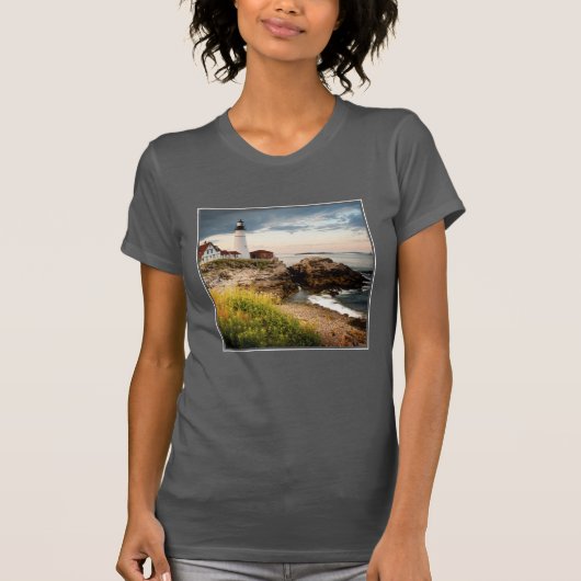 Vuurtoren van Portland Head | Kaap Elizabeth, ik T-shirt (Voorkant)