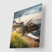 Vuurtoren van Portland Head | Kaap Elizabeth, ik Vierkante Klok (Hoek)