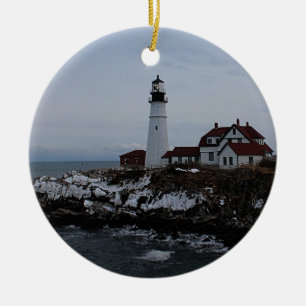 Vuurtoren van Portland Head Keramisch Ornament