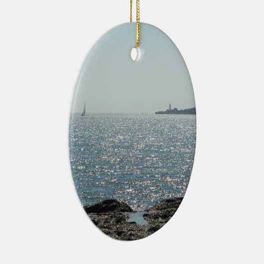 Vuurtoren van Portland Head Keramisch Ornament (Rechts)