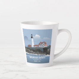 Vuurtoren van Portland Head Latte Mok
