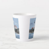 Vuurtoren van Portland Head Latte Mok (Voorkant)