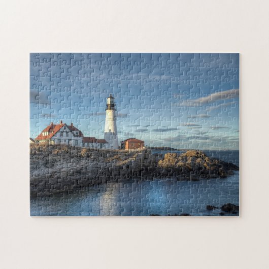 Vuurtoren van Portland Head Legpuzzel (Horizontaal)