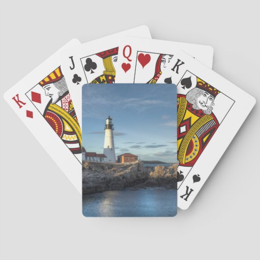 Vuurtoren van Portland Head Pokerkaarten (Achterkant)