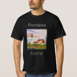 Vuurtoren van Portland Head, Portland, Maine T-shirt