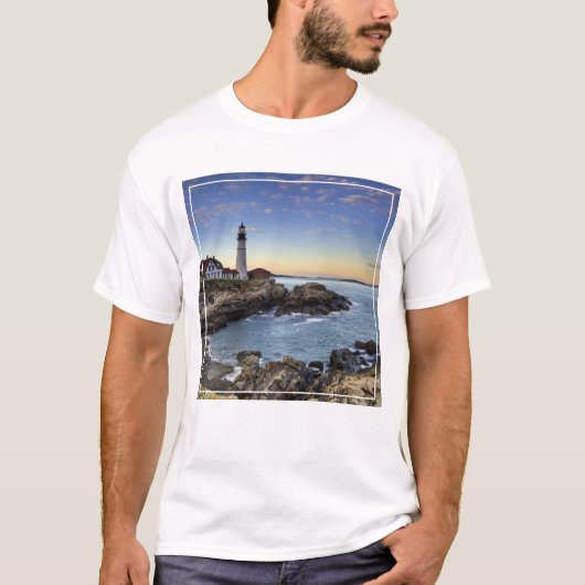 Vuurtoren van Portland Head T-shirt (Voorkant)