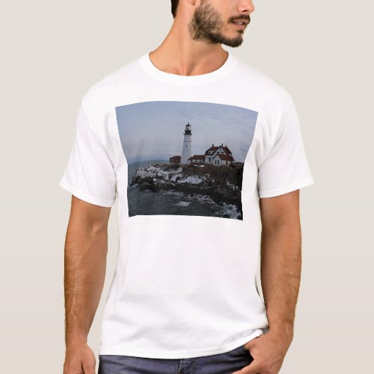 Vuurtoren van Portland Head T-shirt (Voorkant)