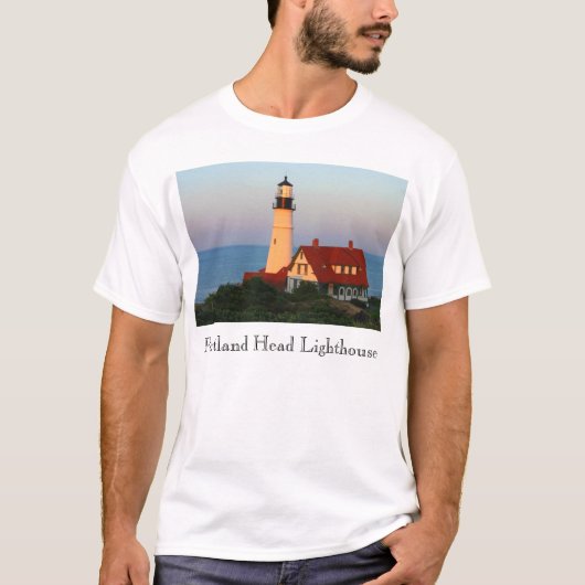 Vuurtoren van Portland Head T-shirt (Voorkant)