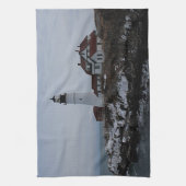 Vuurtoren van Portland Head Theedoek (Verticaal)