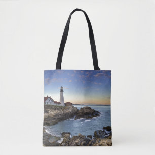 Vuurtoren van Portland Head Tote Bag