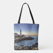 Vuurtoren van Portland Head Tote Bag (Achterkant)
