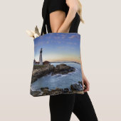Vuurtoren van Portland Head Tote Bag (Dichtbij)
