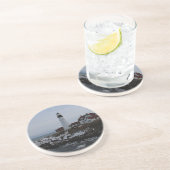 Vuurtoren van Portland Head Zandsteen Onderzetter (Zijkant)