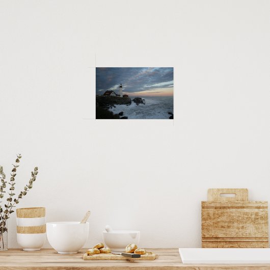 Vuurtoren van portland, poster (Keuken)