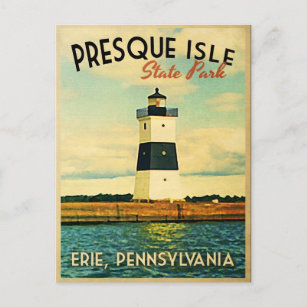 Vuurtoren van Presque Isle Briefkaart