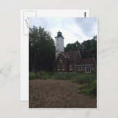 Vuurtoren van Presque Isle Briefkaart (Voorkant / Achterkant)