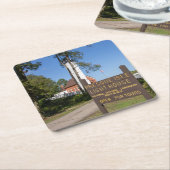Vuurtoren van Presque Isle Kartonnen Onderzetters (Schuin)