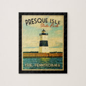 Vuurtoren van Presque Isle Legpuzzel (Verticaal)