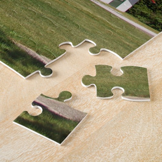 Vuurtoren van Presque Isle Legpuzzel (Zijkant)