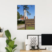 Vuurtoren van Presque Isle Poster (Thuiskantoor)
