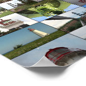 vuurtoren van Prince Edward Island Poster (Hoek)