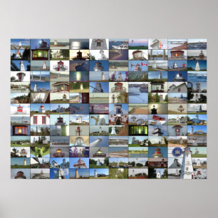 vuurtoren van Prince Edward Island Poster