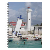 vuurtoren van Puerto Morelos Notitieboek (Voorkant)