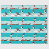 vuurtoren van Puffin Cadeaupapier (Vlak)